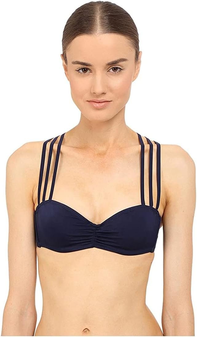 L'Agent by Agent Provocateur Women's Melita Bikini Top Navy XL