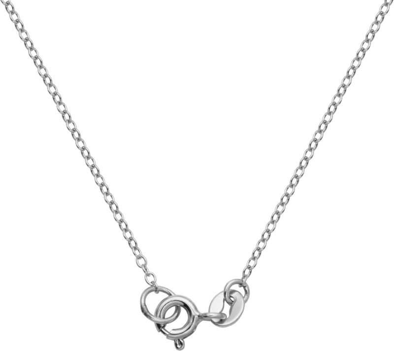 Amazon Essentials Sterling Silver Round Cut Birthstone Pendant Necklace 18" (previously Amazon Collection) - Image 2