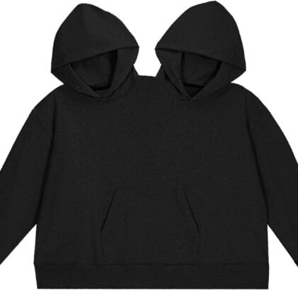 Jongdari Couples Hoodies, Two Person Hoodie Couple Sweaters Funny Matching Hoodies