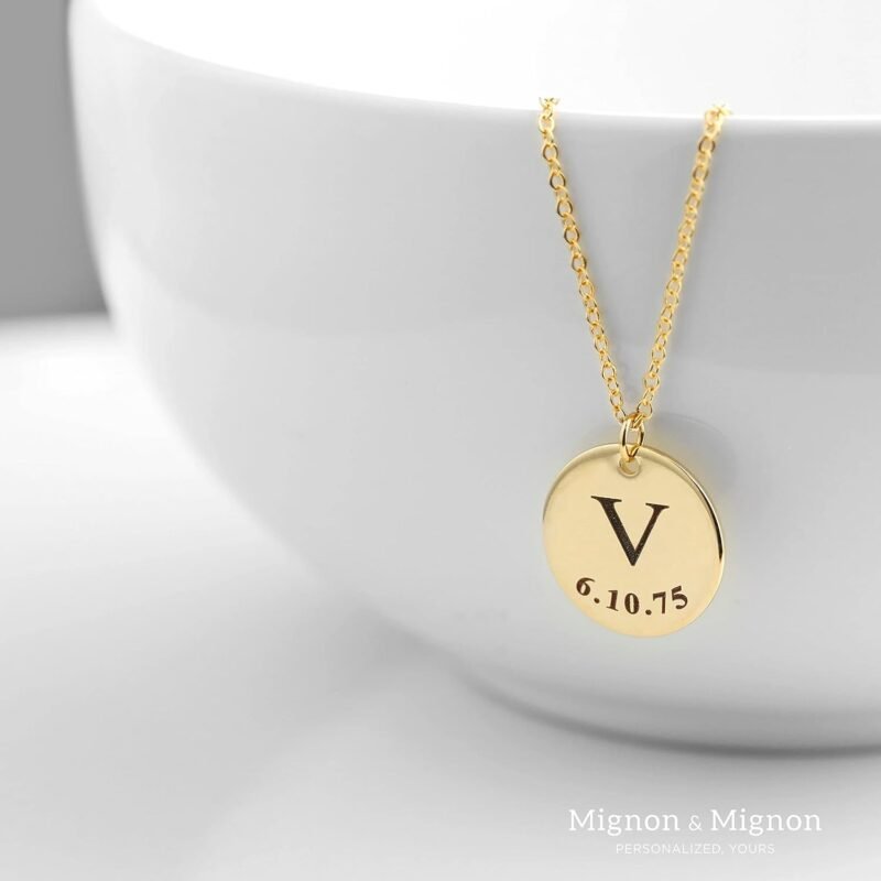 Personalized Initial Necklace for Women Valentines Gifts for Mom, Custom Kids Name Jewelry, Unique Gifts for Teen Girls, Birthdays, and Holidays -LCN-ID - Image 7