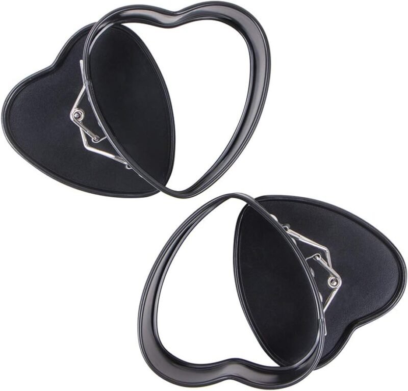 Webake Springform Pan 4 inch Heart Shape Mini Cheesecake Pan Set of 2, Cake Pan Heart Baking Molds Accessories of Instapot, Pressure Cooker, Air Fryer & Christmas, Valentine's Day Baking - Image 9