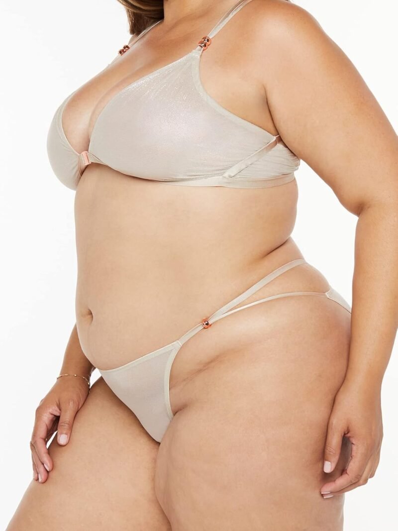 Savage X Fenty, Women's, Gathered Mesh Strappy Bikini - Image 4