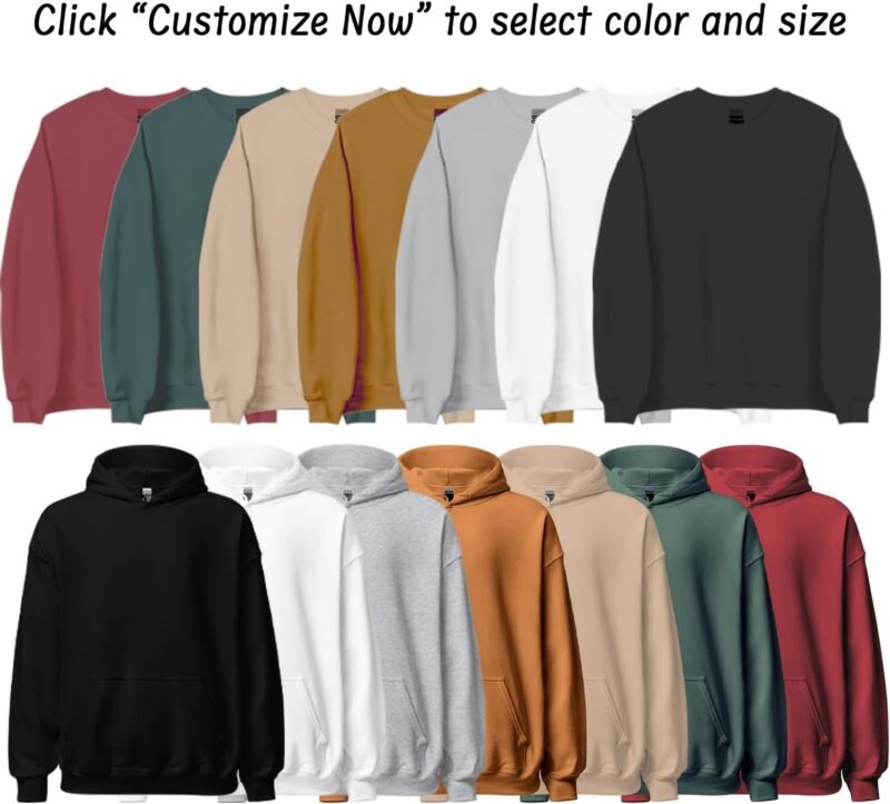Personalized Face Sweatshirt, Custom Matching Hoodies for Couples, Photo Portrait, Valentine's Day Gift Black - Image 5