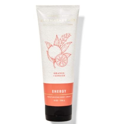 Bath & Body Works, Aromatherapy Energy Body Cream, Orange Ginger, 8 Ounce