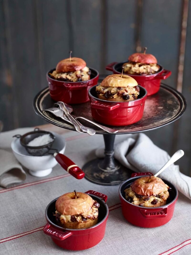 Staub Cast Iron 0.25-qt Mini Round Cocotte - Cherry, Made in France - Image 6