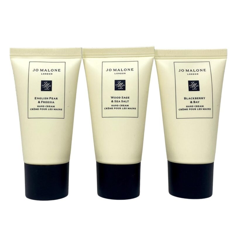 Jo Malone London Hand Cream Mini Trio - English Pear & Freesia - Blackberry & Bay - Wood Sage & Sea Salt - Travel Size - Image 2