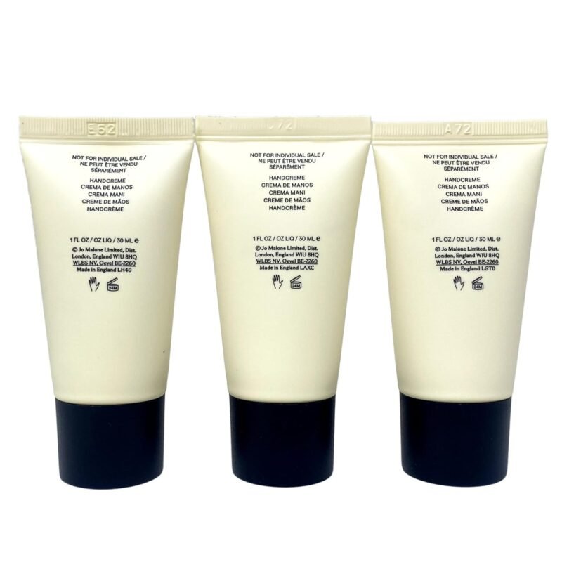 Jo Malone London Hand Cream Mini Trio - English Pear & Freesia - Blackberry & Bay - Wood Sage & Sea Salt - Travel Size - Image 3