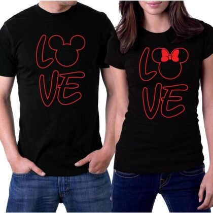Matching Shirts for Couples Set of 2 T-Shirts