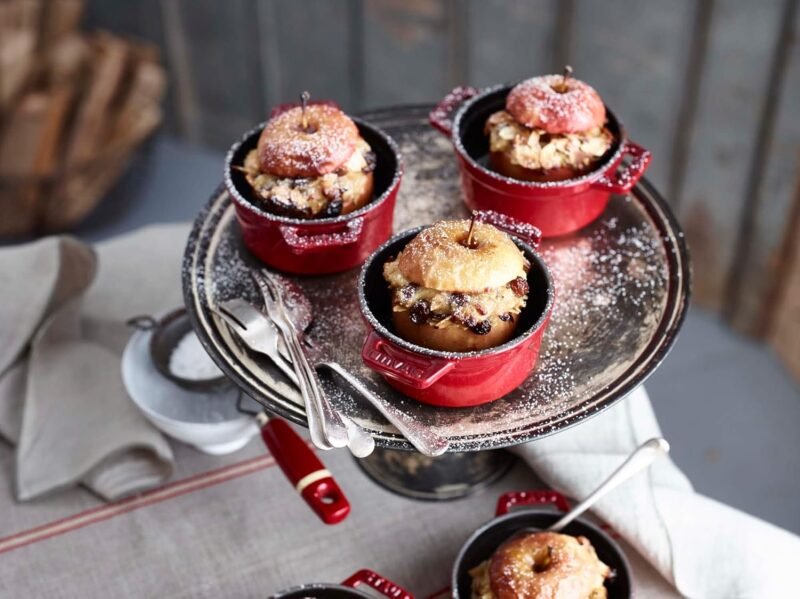 Staub Cast Iron 0.25-qt Mini Round Cocotte - Cherry, Made in France - Image 5