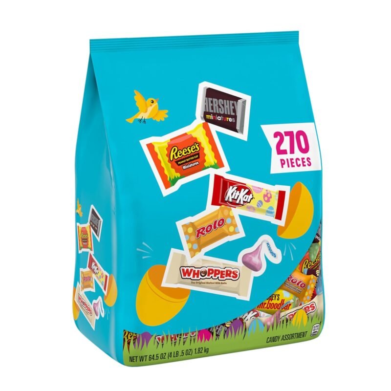 Hershey Assorted Flavored, Easter Candy Bulk Bag, 64.5 oz (270 Pieces) - Image 2