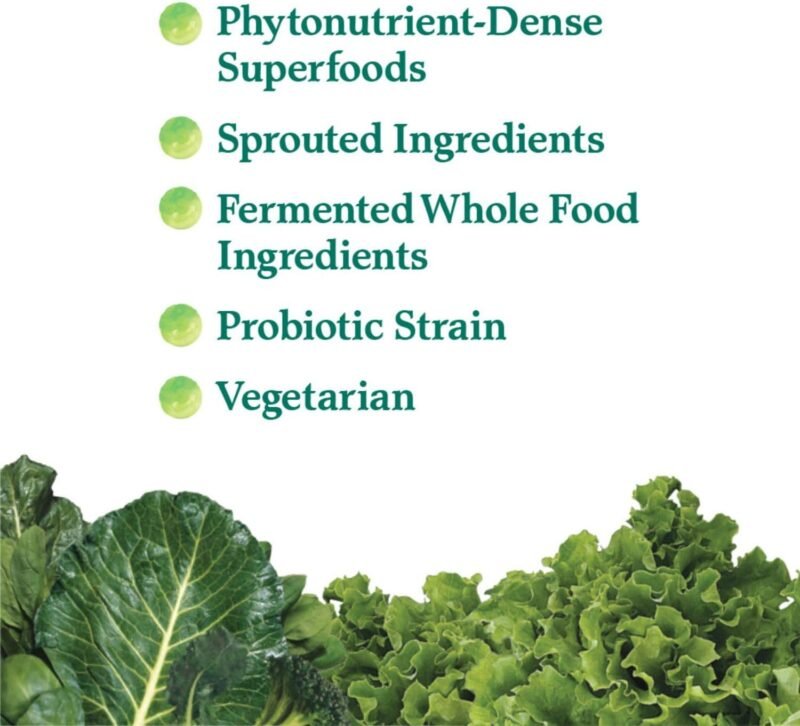 Garden of Life Perfect Food Super Green Formula - 30 Servings | 45 Superfoods, Greens, Fruit & Veggie Juice Superfood Powder Supplement, Probiotics & Organic Spirulina for Digestion & Immune Health - Image 2