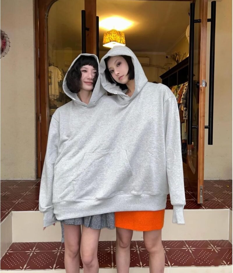 Jongdari Couples Hoodies, Two Person Hoodie Couple Sweaters Funny Matching Hoodies - Image 3