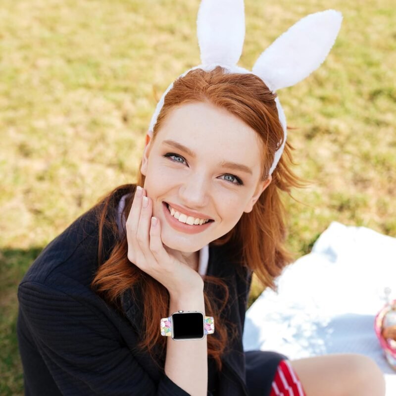 Halloween Watch Band Compatible With Apple Watch 38mm 40mm 41mm 42mm 44mm 45mm for Women Men,Adjustable Replaceable Silicone Smartwatch Straps For iWatch Series SE 9 8 7 6 5 4 3 2 1 - Image 7