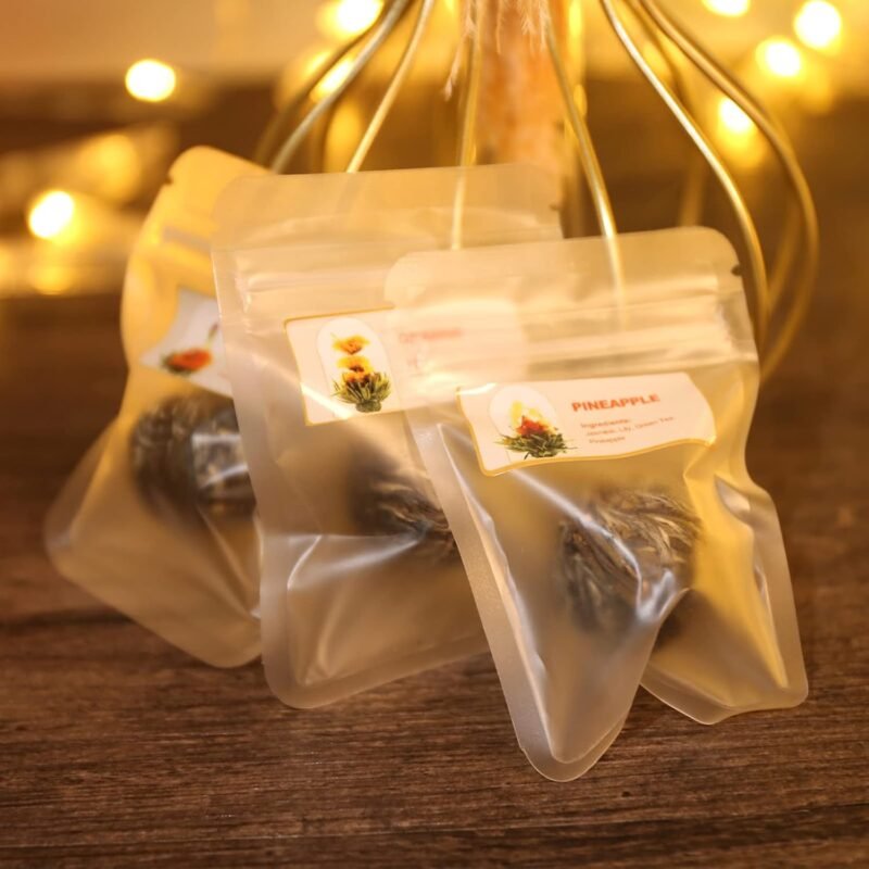 FullChea - Blooming Flowering Tea, 12 Unique Varieties - Flowering Tea in 12 Delicious Fruit Flavors - Gift For Tea Lovers, Christmas, Anniversary, Valentine, Birthday - Image 5