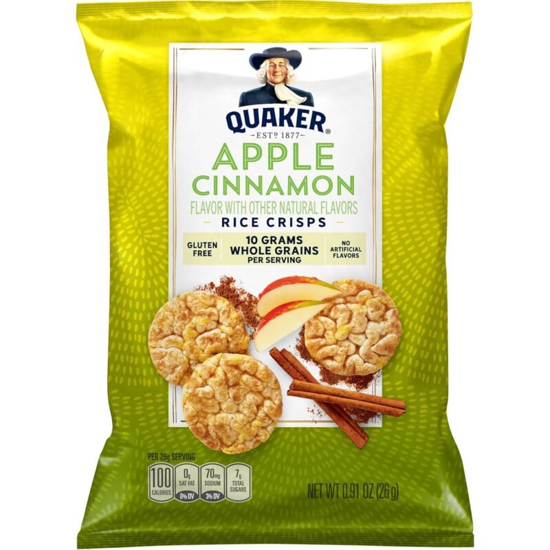 Quaker Rice Crisps, 4 Flavor Sweet and Savory Variety Mix, 15 count - Image 2