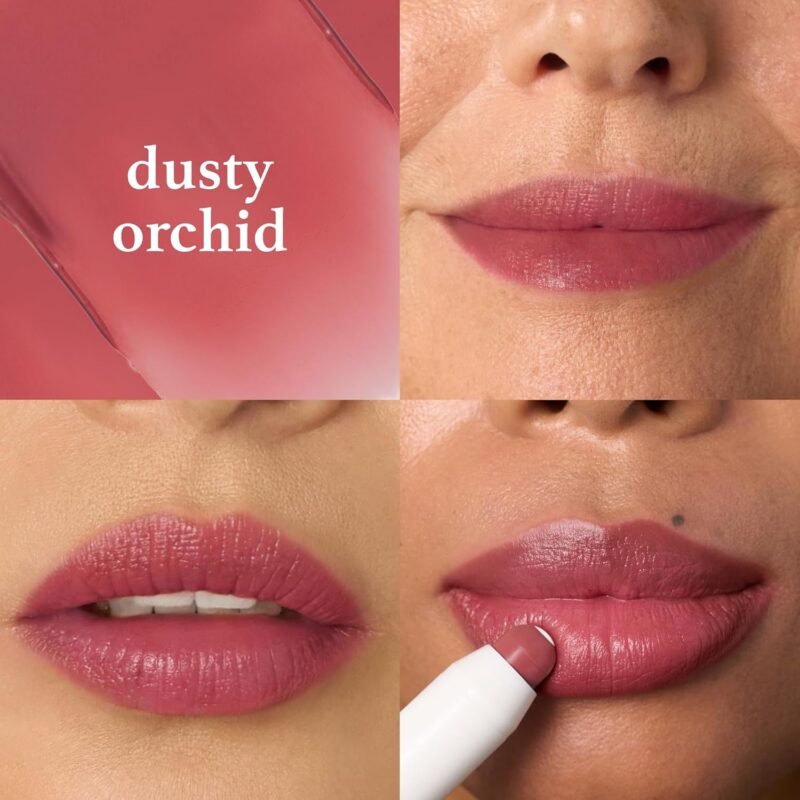Julep It's Balm Tint of Color Lip Balm Trio - Cherry Wood, Cashmere Nude, Dusty Orchid Summer | Hydrating Lip Color with Vitamin E Core | Natural Gloss Finish | Vegan & Cruelty-Free - Image 4