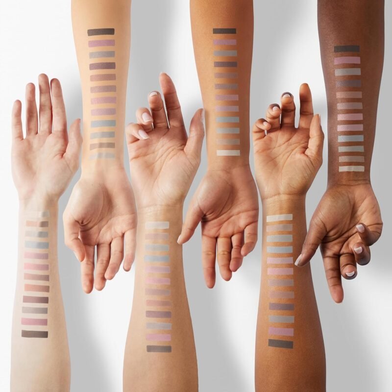 Maybelline The Blushed Nudes Eyeshadow Palette Makeup, 12 Pigmented Matte & Shimmer Shades, Blendable Powder, 1 Count - Image 4