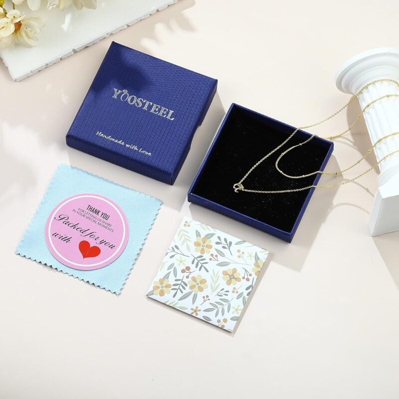 Yoosteel Layered Initial Necklaces for Women Girls Trendy, 14K Gold Plated Letter A-Z Necklace Cute Initial Necklace Gold/Silver Initial Necklace Stack Birthday Gifts for Women Teen Girls Jewelry - Image 7