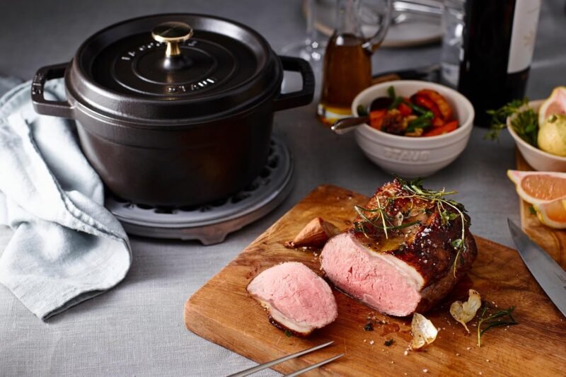 STAUB 40509-487-0 Cocotte Round 20cm Black - Image 6