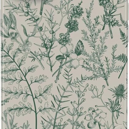 Casely iPhone 14 Case | Sage Garden | Green Floral | Compatible with MagSafe | Classic Ultra Slim Case Design
