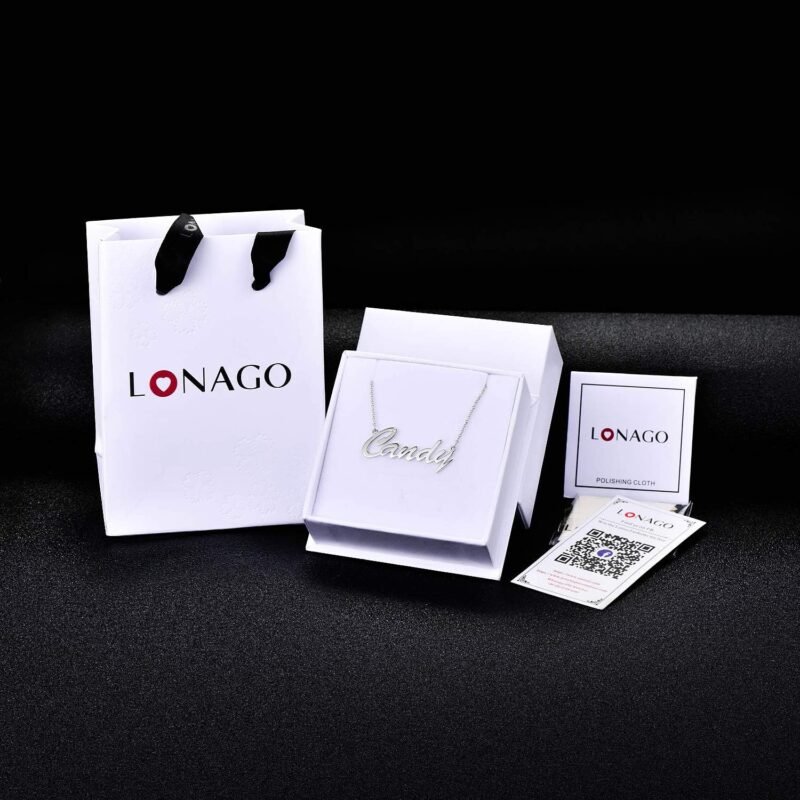 LONAGO Personalized Photo Necklace 925 Sterling Silver Custom Heart Engraved Picture Image Necklace Pendant Gifts for Mom Women - Image 6