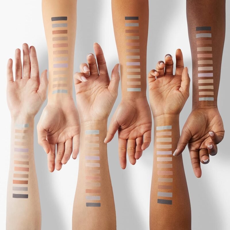 W7 Mighty Mattes Eyeshadow - 12 Matte Nude Colours – Flawless & Natural Long-Lasting Makeup Palette - Image 4
