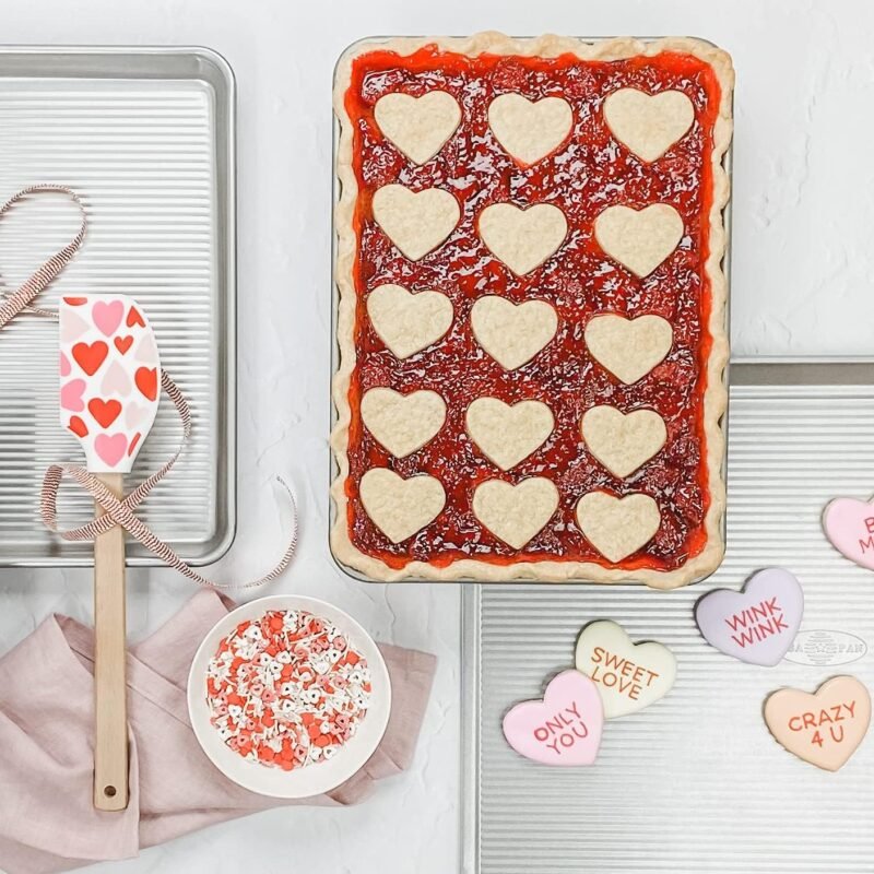 USA Pan Bakeware Half Sheet Pan, Warp Resistant Nonstick Baking Pan, Made in the USA from Aluminized Steel 17.75 x 12.75 x 1 - Image 8