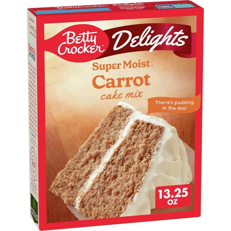 Betty Crocker Delights Super Moist Carrot Cake Mix, 13.25 oz.