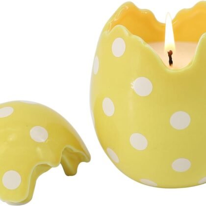Easter Decorations - Easter Eggs Scented Candle, Easter Gifts for Women, Vanilla Candles(8.5oz)