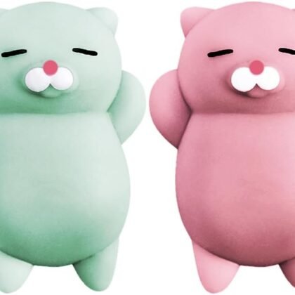 Nutty Toys Squishy Cat Set - 2" Soft Silicone Kawaii Kitties, Top Stress Relief Toy 2025, Unique Kids & Adults Gift Idea, Best Teenage Girl, Teen Boy & Tween Easter Present