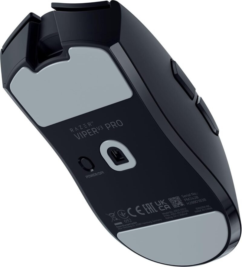 Razer Viper V3 Pro Wireless Esports Gaming Mouse: Symmetrical - 54g Lightweight - 8K Polling - 35K DPI Optical Sensor - Gen3 Optical Switches - 8 Programmable Buttons - 95 Hr Battery - Black - Image 10