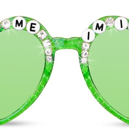 St. Patrick's Day Glasses Irish Shamrock Sunglasses Leprechaun Costume Glasses for Saint Patricks Accessories Party Favor