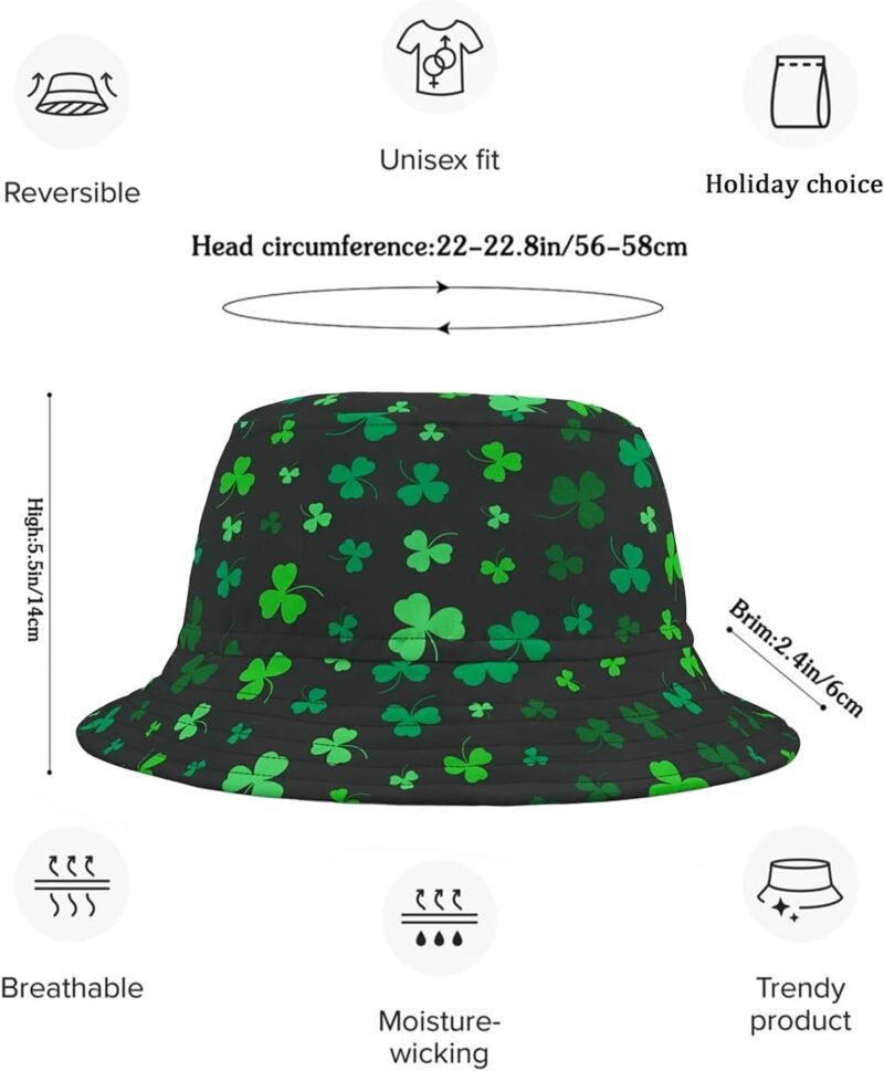 Bucket Hat Unisex for Men Women Funny Fashion Fishing Hat Cute Fisherman Cap - Image 8