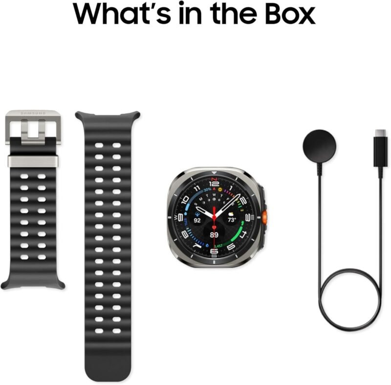 Samsung Galaxy Watch Ultra 47mm LTE AI Smartwatch w/Energy Score, Wellness Tips, Heart Rate Tracking, Sleep Monitor, Fitness Tracker, GPS, 2024,Titanium Silver [US Version, 1Yr Manufacturer Warranty] - Image 11