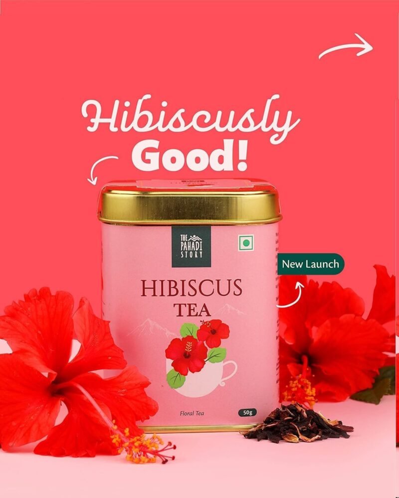 Hibiscus Tea 50gm - Naturally Dried Hibiscus Flowers Perfect Hot and Iced Tea 100% Natural Herbal Green Tea Blend Helps for Relaxation and Refreshment - Image 6