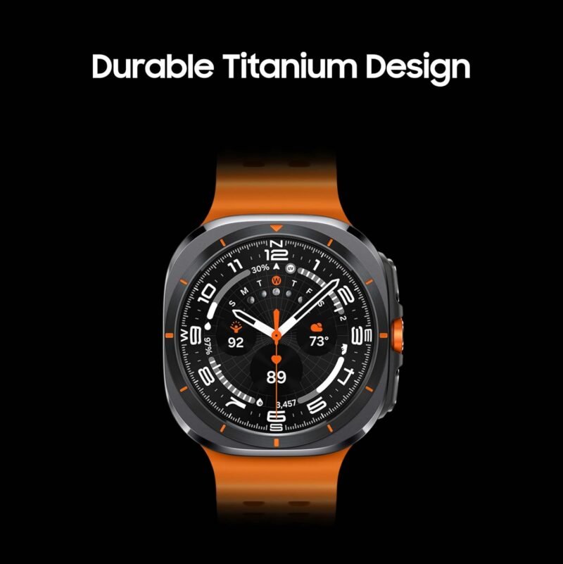 Samsung Galaxy Watch Ultra 47mm LTE AI Smartwatch w/Energy Score, Wellness Tips, Heart Rate Tracking, Sleep Monitor, Fitness Tracker, GPS, 2024,Titanium Silver [US Version, 1Yr Manufacturer Warranty] - Image 3