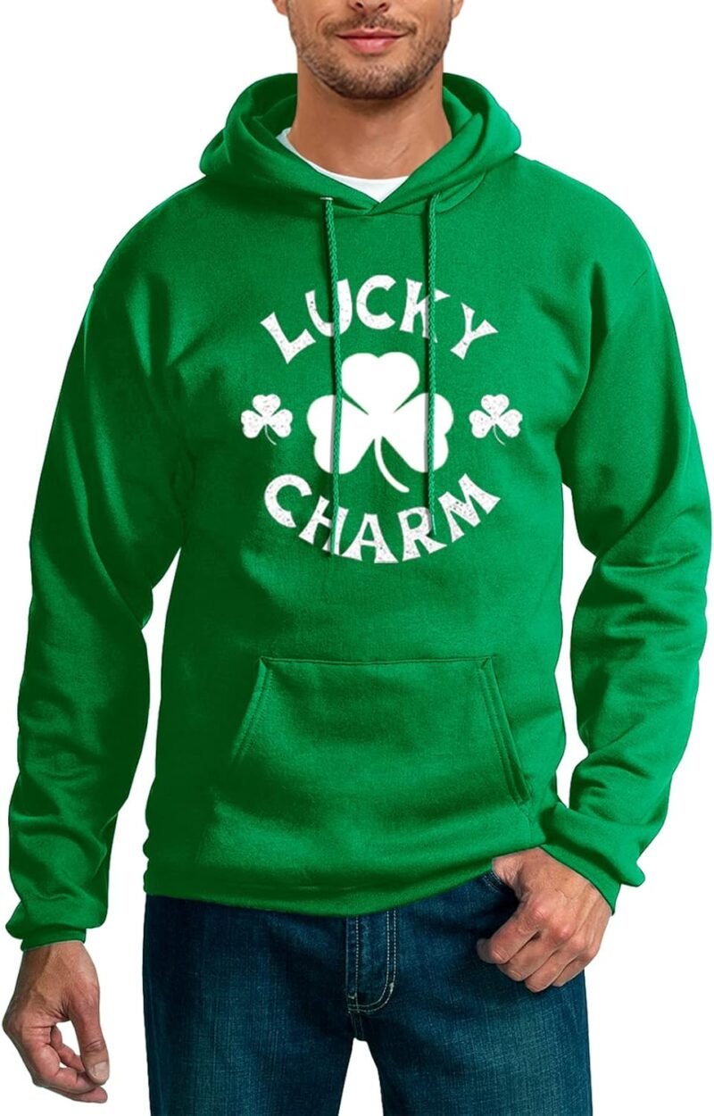AOBUTE Mens Mardi Gras Hoodie Women St Patricks Sweatshirt Long Sleeve with Pocket - Image 2