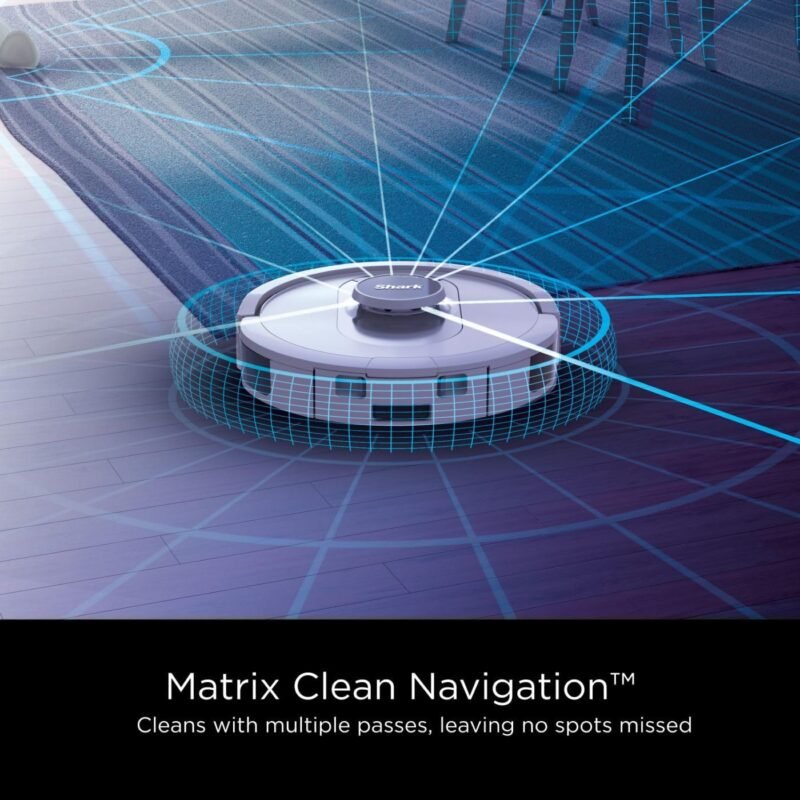 Shark AI Ultra Voice Control Robot Vacuum with Matrix Clean Navigation, Home Mapping, 60-Day Capacity, XL Self-Empty Base for Homes with Pets, Carpet & Hard Floors - Image 4