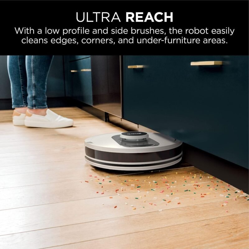 Shark AI Ultra Voice Control Robot Vacuum with Matrix Clean Navigation, Home Mapping, 60-Day Capacity, XL Self-Empty Base for Homes with Pets, Carpet & Hard Floors - Image 10