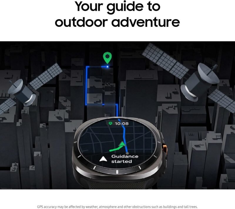 Samsung Galaxy Watch Ultra 47mm LTE AI Smartwatch w/Energy Score, Wellness Tips, Heart Rate Tracking, Sleep Monitor, Fitness Tracker, GPS, 2024,Titanium Silver [US Version, 1Yr Manufacturer Warranty] - Image 7