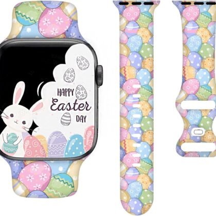 Sport Bands Compatible with Apple Watch Band 38MM 40MM 41MM 42MM 44MM 45MM 49MM, Silicone Strap Compatible with iWatch Bands Ultra Series SE 9 8 7 6 5 4 3 2 1 for Women Men