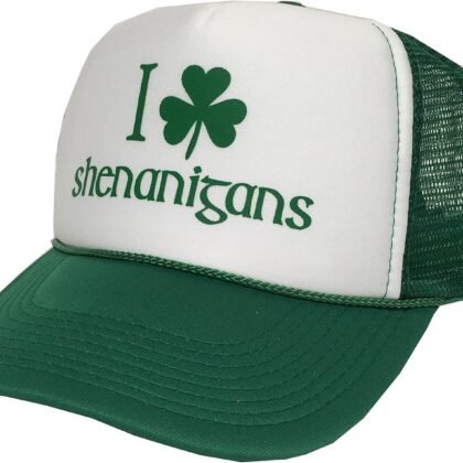 Promotion & Beyond I Shamrock Shenanigans Unisex Hat Cap | St Patrick's Day Adjustable