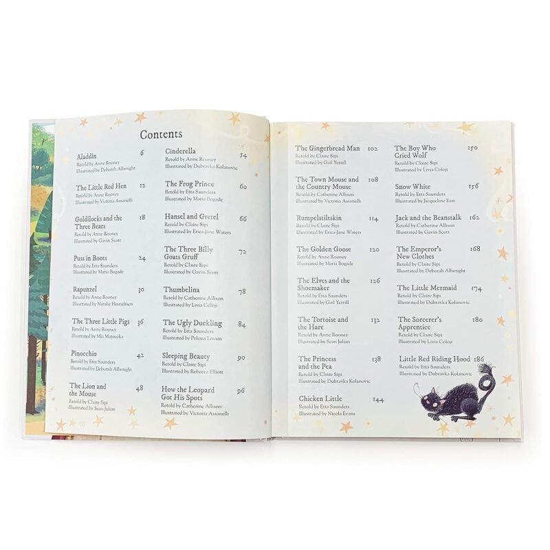 Five Minute Stories Treasury: A Timeless Collection of Favorite Stories, Tales, and Fables for Children (Hardcover Storybook Treasury) - Image 3