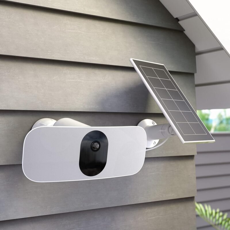 Arlo Solar Panel Charger (2021 Released) - Arlo Certified Accessory - Works with Arlo Pro 5S 2K, Pro 4, Pro 3, Floodlight, Ultra 2, and Ultra Cameras, Weather Resistant, Easy Install, White - VMA5600 - Image 3