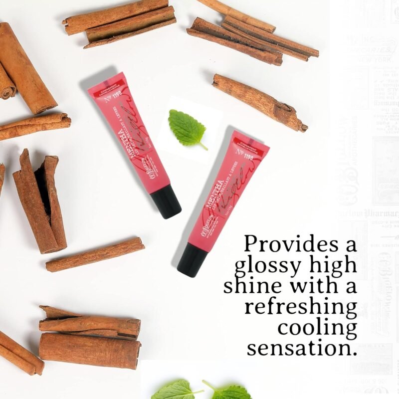 C.O. Bigelow Cinnamint Mentha Lip Shine Balm Trio, Lip Gloss & Balm Tubes, 3 Pack, 0.5 oz / 14g each - Image 6