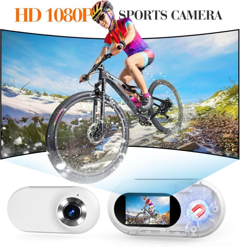 HD 1080P Dog Tracker Collar, No WiFi Needed Cat Collars Camera Sport/Action Camera with Video Records, Mini Body Cam Indoor/Outdoor Wireless Collar Pet Supplies/Stuff Designed for Dogs Birthday Gift - Image 2