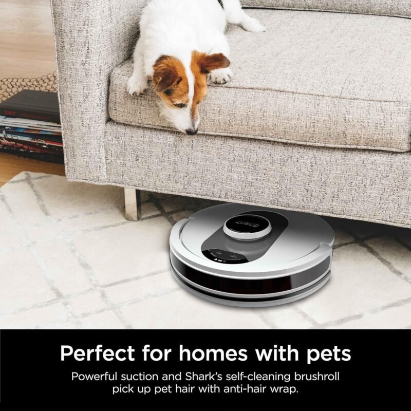 Shark AI Ultra Voice Control Robot Vacuum with Matrix Clean Navigation, Home Mapping, 60-Day Capacity, XL Self-Empty Base for Homes with Pets, Carpet & Hard Floors - Image 7