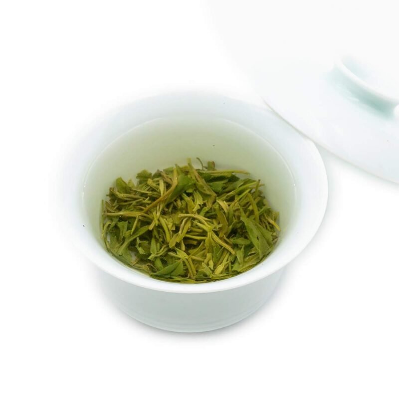 Oriarm Qingdao Laoshan Green Tea Loose Leaf - Chinese Cloud and Mist Tea Leaves - 100g (3.53-ounce) Ziplock Resealable Bag - Image 3
