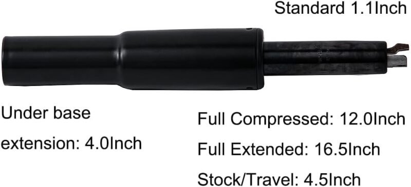 Cable Actuator Heavy Duty 5" Stroke Cylinder Replacement for Steelcase Think Office Chair, Chair Lifting Accessories, Black. - Image 3