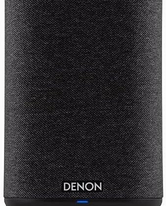 Denon Home 150 Wireless Smart Speaker – Compact Design, Wi-Fi & Bluetooth, HEOS Built-in, Alexa Built-in, Siri & AirPlay 2, Spotify Connect, Multi-Room Support, Black